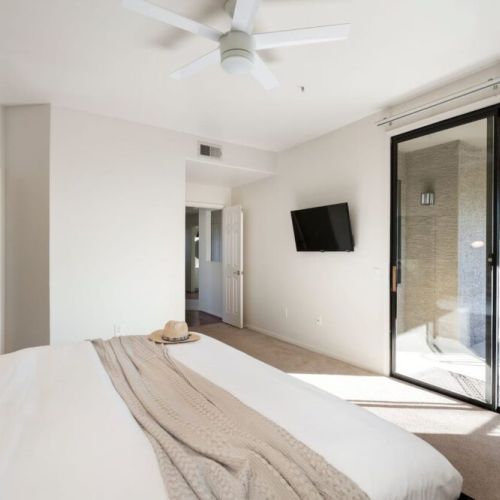 Private entrance from Master Bedroom to patio.