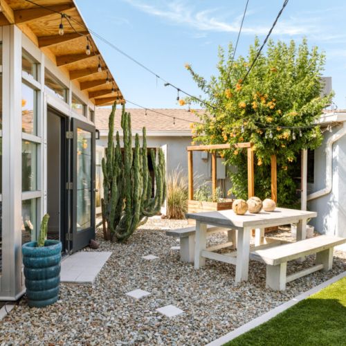 The casita experience: Private quarters with all the luxury amenities, steps from the main home.