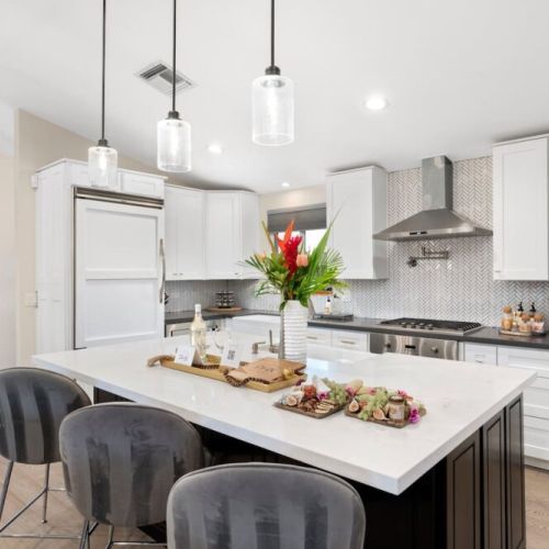 "This is a fabulous house in a well established area Gourmet kitchen and resort like backyard"