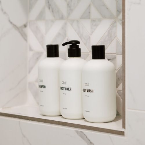 Eco-friendly shampoo, conditioner, and body wash