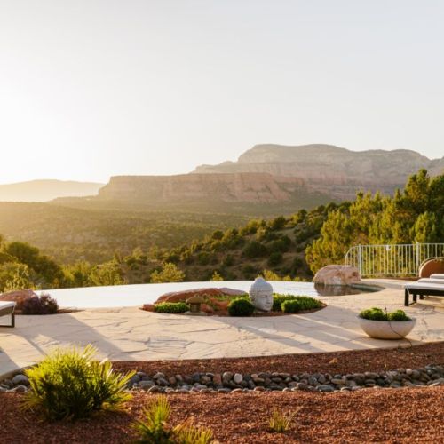 Infinity Pool with the best views in Sedona