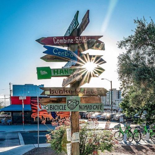 The Roosevelt Row arts district in downtown Phoenix is home to art galleries and spaces, street art, bars and nightlife