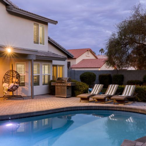 Enjoy the warm desert evenings outdoors