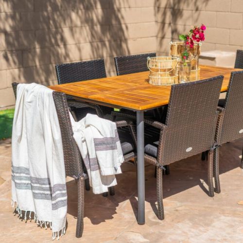 Outdoor dining table