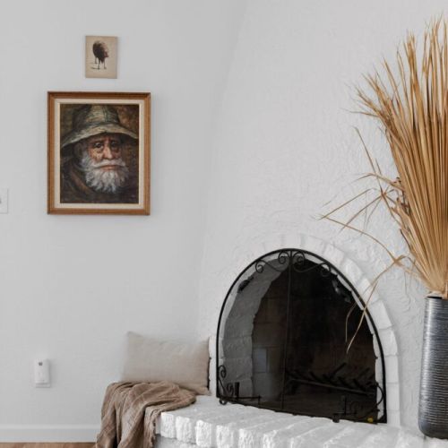 Gorgeous beehive fireplace