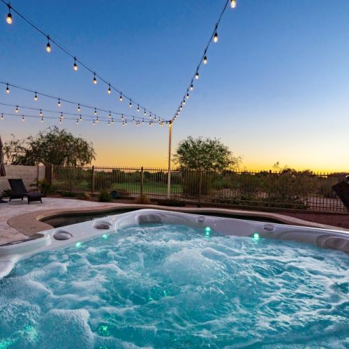 Finish the day with a nightcap while stargazing from your private jacuzzi right off the Master Suite.