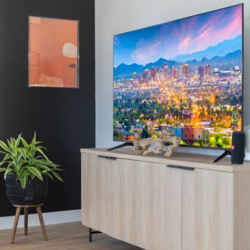 Family Room with Smart TV