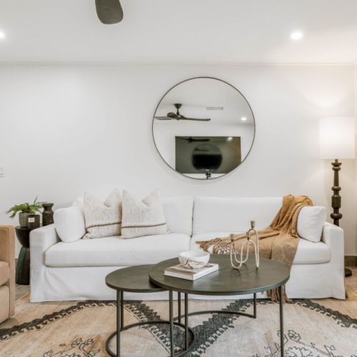 A statement sofa that blends comfort with quiet, high-end sophistication