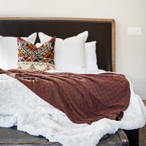 King Bed with luxury linens