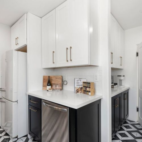 Ample kitchen storage