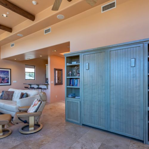 Murphy bed in the Villa that sleeps 2
