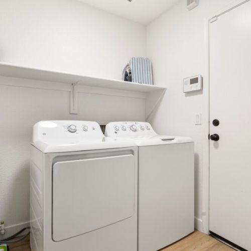 Washer + dryer for your use
