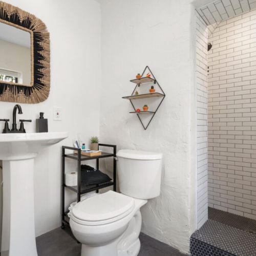 bathroom with shower