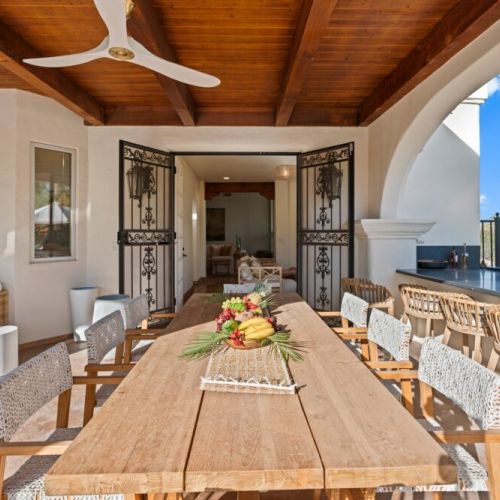 Enjoy your morning coffee in the dessert sunshine