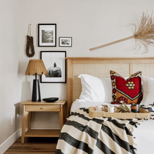 Master suite with all the lux details