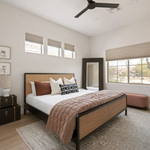 Second Master with King Bed and Luxury linens
