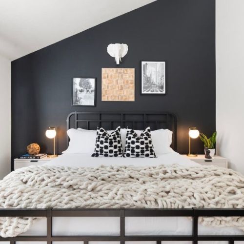 A truly luxe master bedroom