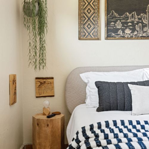 Bedroom 2 with Queen bed and Smart TV