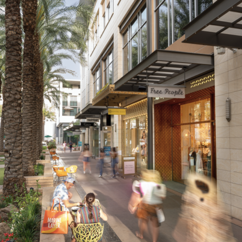 Take a short stroll to the shops