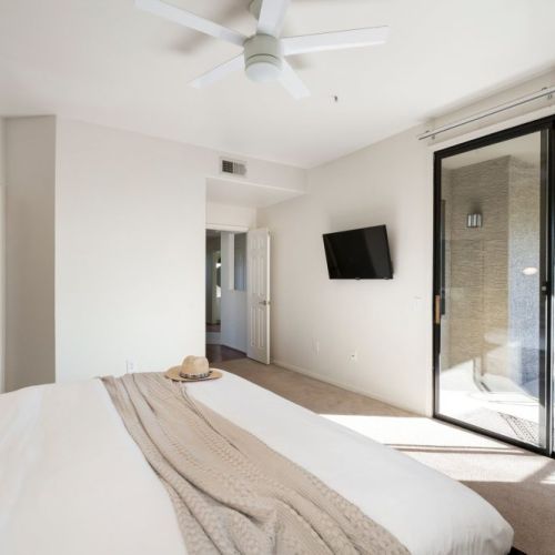 Private entrance from Master Bedroom to patio.
