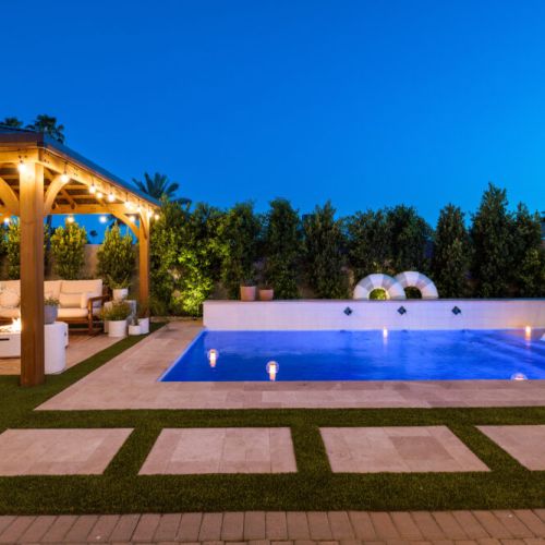 An outdoor oasis with dreamy amenities!
