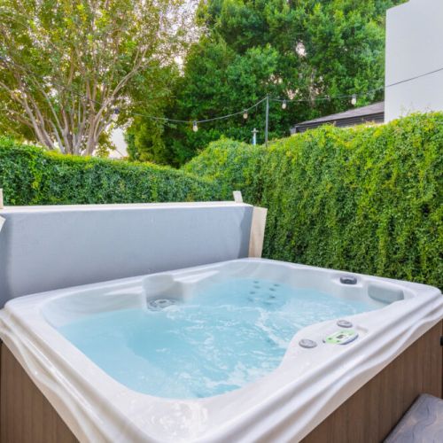 Private hot tub on the master bedroom patio - it's pure bliss!