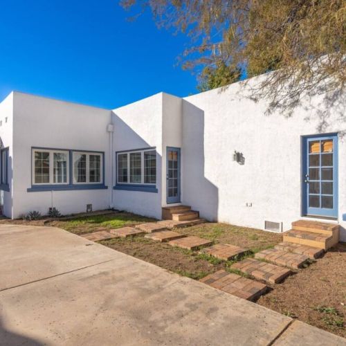 View from the backyard