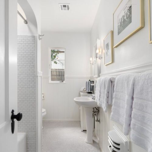 Master Bath | tub-shower combo