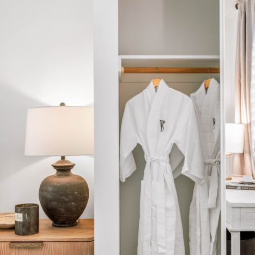 Slip into one of our robes and unwind the way you deserve.