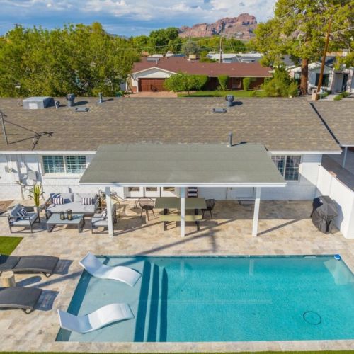 "The neighborhood is quiet and classic Arcadia and only 10 minutes in either direction to Old Town or the Biltmore area."