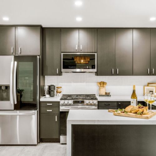 A beautifully organized kitchen with everything you need