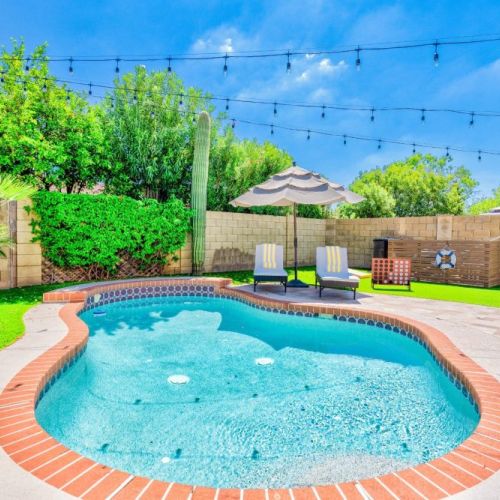Heated pool can be used year round