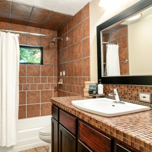 Bathroom 2 with tub/shower combo