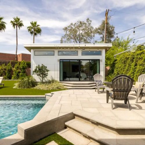 Casita and firepit
