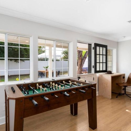 "We absolutely love the non tech family bonding activities like the corn hole and foosball games that left our family with so much laughter and good memories."