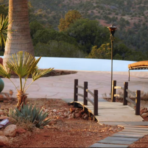 Walkway to a slice of heaven