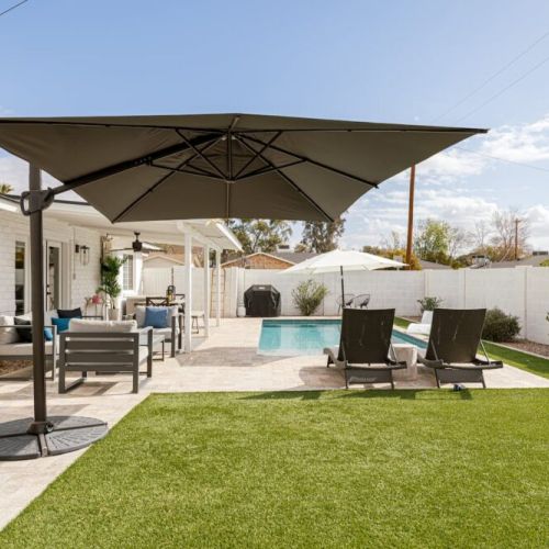 Ample sun or shade
