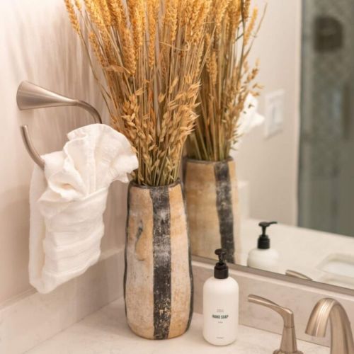 Eco-friendly soaps and bathroom supplies