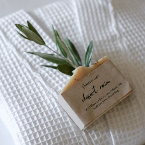 Desert rain doesn't fall that often here, but we do provide every guest with the fresh scent of desert rain, because it's oh so good!