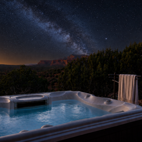 Hot Tub under the stars, nothing like it.