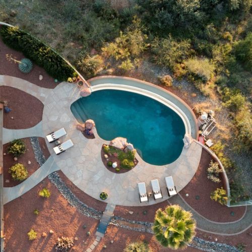 "The pool and hot tub were definite favorites, perfect for relaxing and spending quality time together while taking in the fabulous landscape"