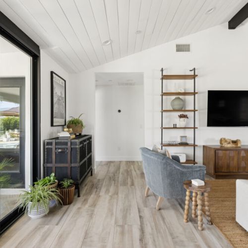 Follow us to the master bedroom!