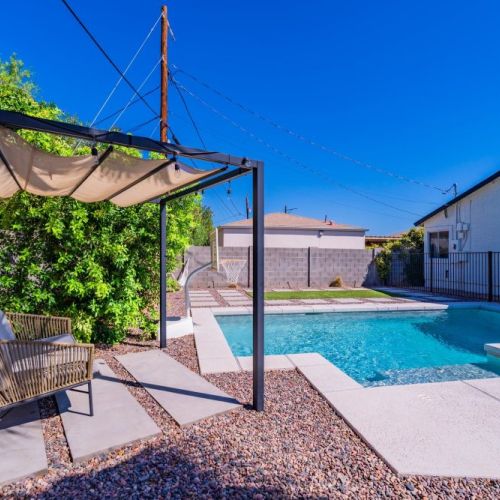 "We had a great stay at Jackie’s place! It has everything we needed and we enjoyed making meals in the stocked kitchen and lounging out by the pool. Would definitely stay again if ever in Phoenix!"