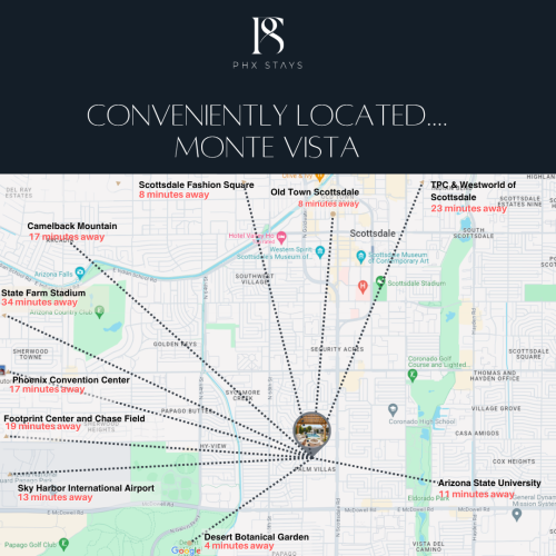 Conveniently located near several must-visit restaurants, museums, neighborhoods, and much more!