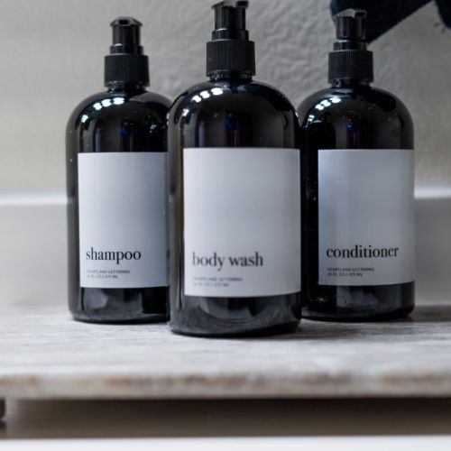 Luxury toiletries provided