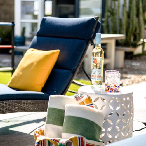 Backyard games and hammock relaxation - entertainment for all ages in your private oasis.