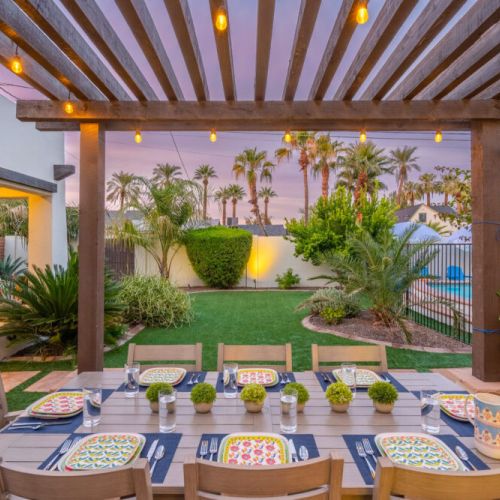 Dine outside with style