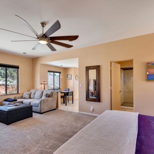 Mountain views from bed