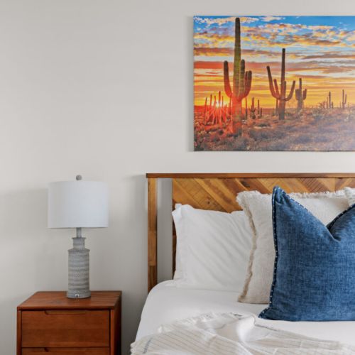 Mix of pillows for everyone's sleeping style