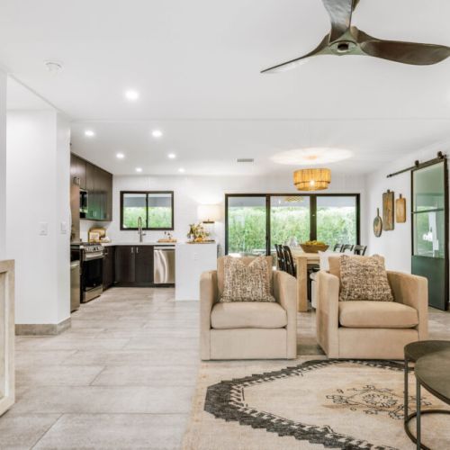 Warm and inviting feel as soon as you step in.